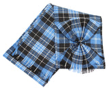 Scottish 100% Wool Tartan Ladies Mini Sash with Rosette - Clark