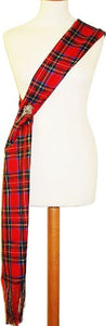 Traditional Royal Stewart Tartan 100% Wool Full Sash - Made In Scotland