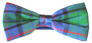 100% Traditional Flower of Scotland Scottish Tartan Silk Bow Tie