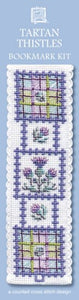 Scottish Tartan Thistles Bookmark Cross Stitch Kit