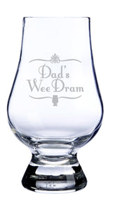 Glencairn Whisky Glass - "Dad's Wee Dram"