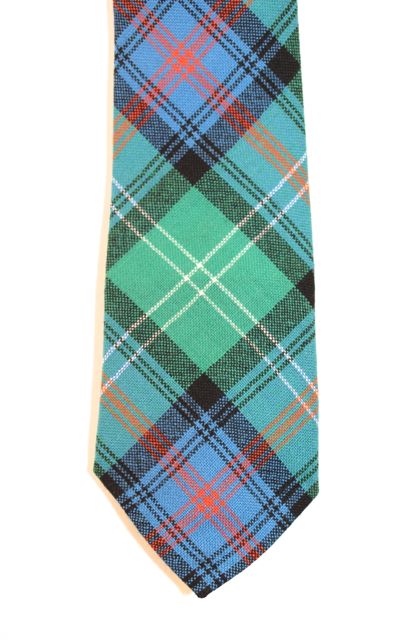 100% Wool Traditional Scottish Tartan Neck Tie - Sutherland Old