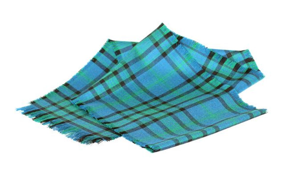 Traditional Scottish Tartan 100% Wool Plain Full Fringed Sash - Mathieson Hunting Ancient
