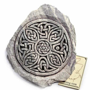 Bressay Celtic Cross Wall Plaque, Sign, Picture - Indoor Outdoor Use.