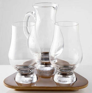 Glencairn Whisky Glass Tasting Set, Water Jug and Tray