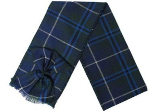 Scottish 100% Wool Tartan Ladies Mini Sash with Rosette - Douglas Modern