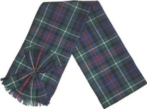 Scottish 100% Wool Tartan Ladies Mini Sash with Rosette - MacKenzie