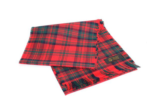 Full Fringed Sash - Mathieson Red Modern