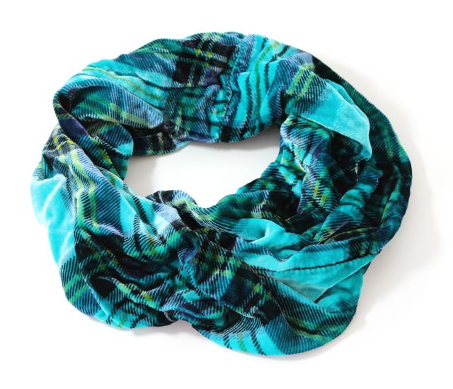 Brand Ladycrow Ladycrow Scarf Ring Ladycrow Twisted Silk Velvet