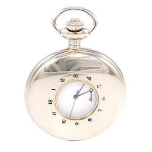 Satin Finish Open Fronted Fob Pocket Watch Full Hunter 17 Jewel Mechanical PW54