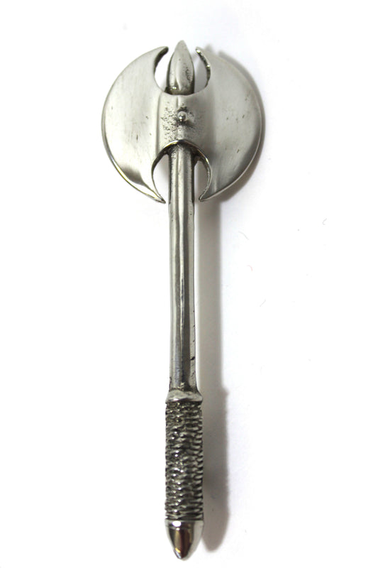 Polished Double Headed Axe Kilt Pin