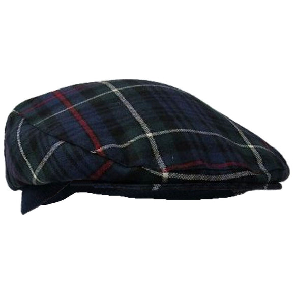Authentic MacKenzie 100% Scottish Tartan Golf Cap - One Size Fits All