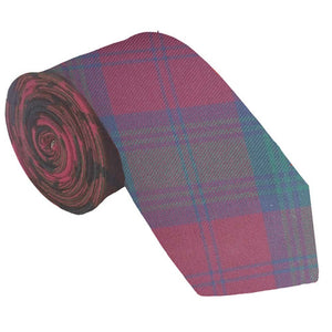 100% Wool Traditional Scottish Tartan Neck Tie - Lindsay