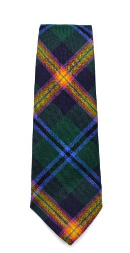 100% Wool Scottish Traditional Tartan Neck Tie - Young