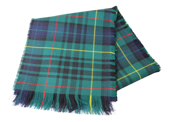 Traditional Scottish Tartan 100% Wool Plain Full Fringed Sash - Stewart Hunting Modern