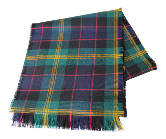 Traditional Scottish Tartan 100% Wool Plain Full Fringed Sash - Watson Ancient