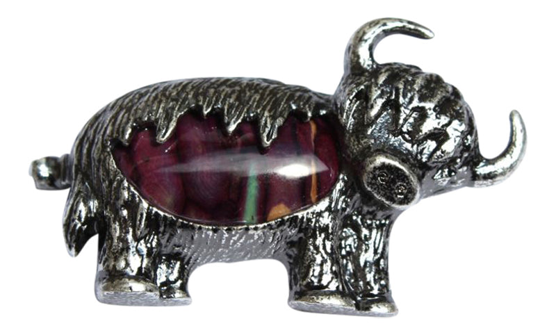 Heathergems Highland Cow Brooch