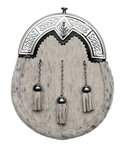 Bovine Dress Sporran Thistle Design Cantle