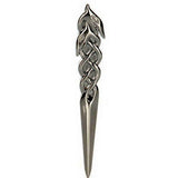 Simple Celtic Serpent Kilt Pin - 2 finishes available