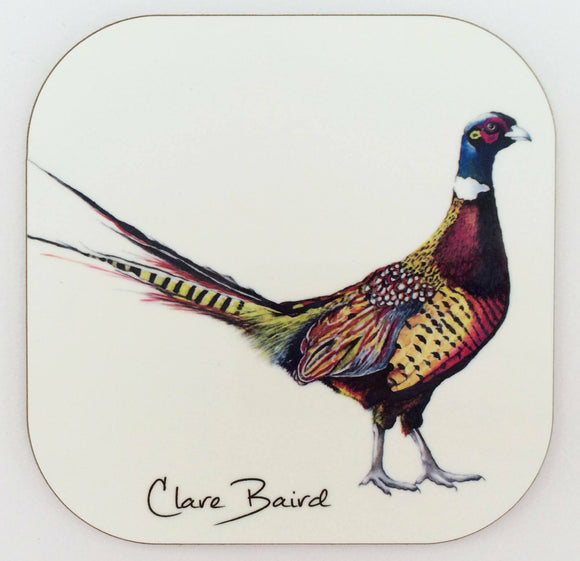 Clare Baird Scottish Pheasant Coaster Table Mat