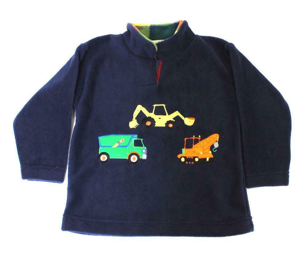 Navy Truck Trio Fleece