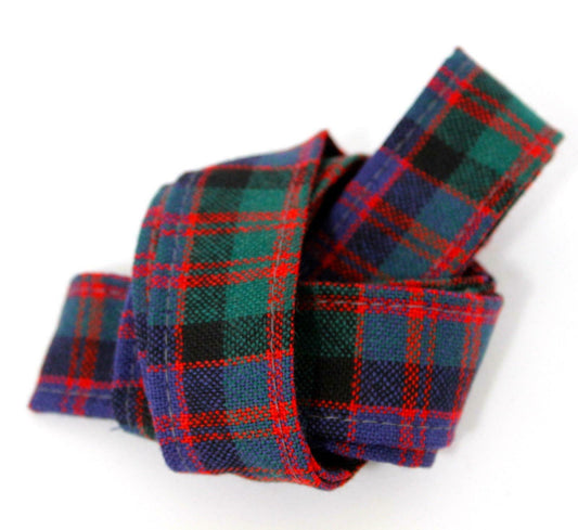 Wool Tartan Ribbon - 1" x 54" - MacDonald
