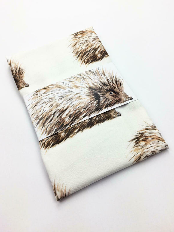 Clare Baird Hedgehog 100% Cotton Tea Towel