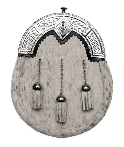 Bovine Dress Sporran Thistle Design Cantle