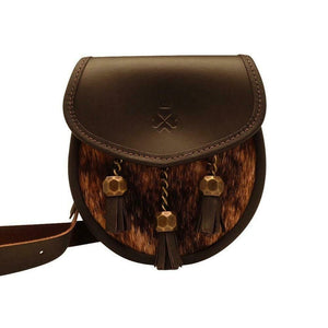Nixey 1834 Classic Collection Brown Natural Leather Sporran Handbag Purse