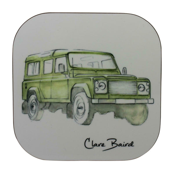 Green Land Rover Coaster – Kilts Wi Hae Ltd