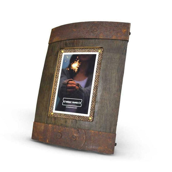 Whisky Whiskey Barrel 4 x 6 Bilge Rustic Photo Picture Frame