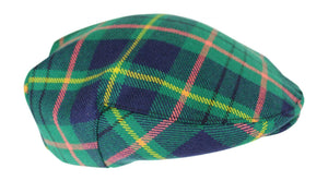 100% Regimental Heavy Weight Scottish Tartan Wool Flat Cap - Taylor Ancient