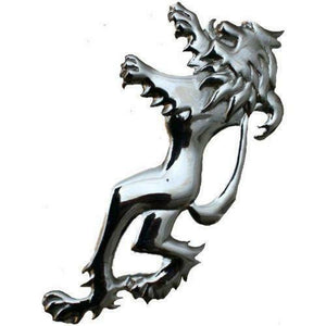Scottish Lion Rampant Celtic Kilt Pin - Polished Chrome Finish