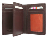 Origin Mens Shirt Pocket Purse Wallet Mala Leather RFID Protectected