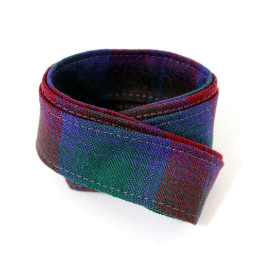 100 % Wool Tartan Ribbon - 1 Inch x 54 Inches - Lindsay