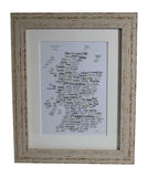 Art By The Loch Handmade Scottish Food Word Art Picture