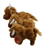 Very Cute & Soft Plush Brown Traditional Highland Cow Coo - 3 sizes Available