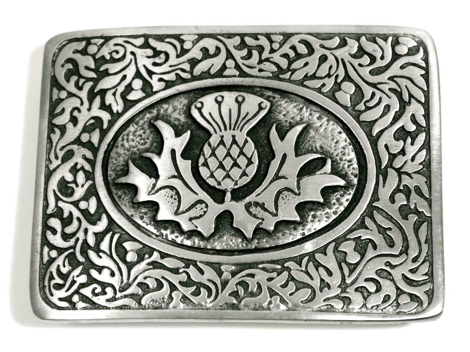 Celtic Thistle Kilt Buckle – Kilts Wi Hae Ltd