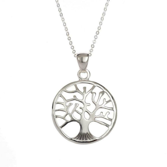 Tide Jewellery Sterling Silver Tree Of Life Necklace Pendant