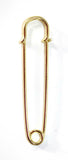 3 Inch Kilt Pin Silver or Gold Coloured Finish Ideal for Kilts and skirts