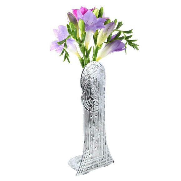 Stunning Scottish Polished Pewter Stem Vase - Charles Rennie Mackintosh Lovers