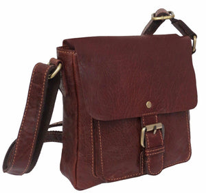 Rowallan Bronco Cognac Brown Front Pocket Shoulder Handbag Purse