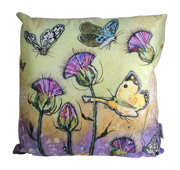 Dawn Maciocia 'Flutterbies' Beautiful Butterfly Luxurious Soft Cushion