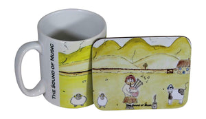 Jubbly Jock Quirky Scottish Humour Movie Mug & Coaster Set - The Sound Of Music