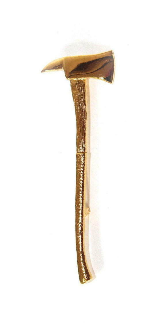Traditional Fire Axe Kilt Pin - Available in Chrome, Antique and Gold
