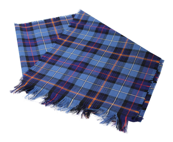 Traditional Scottish Tartan 100% Wool Plain Full Fringed Sash - Royal Scottish Country Dance Society