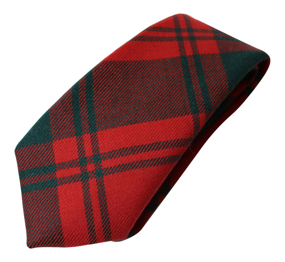 100% Wool Authentic Traditional Scottish Tartan Neck Tie - MacQuarrie Modern