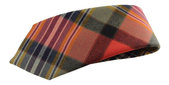 100% Wool Authentic Traditional Scottish Tartan Neck Tie - Dundee City