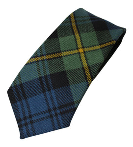 100% Wool Authentic Traditional Scottish Tartan Neck Tie - Campbell Of Argyll Muted