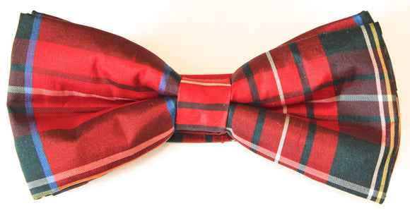 Royal Stewart Tartan Silk Bow Tie